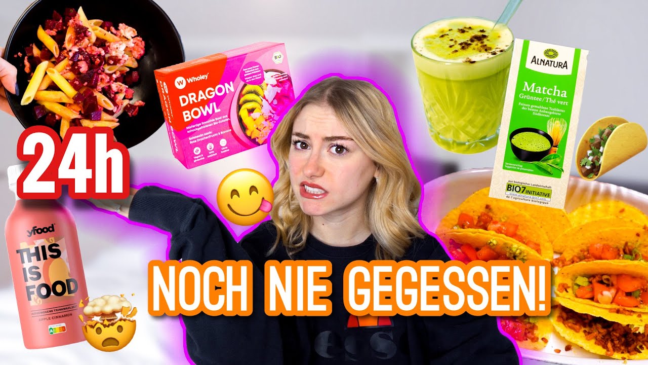 24h Dinge essen die ich noch NIE gegessen habe! 😳😋 /NicoleDon
