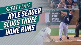 Kyle Seager Slugs Three Home Runs