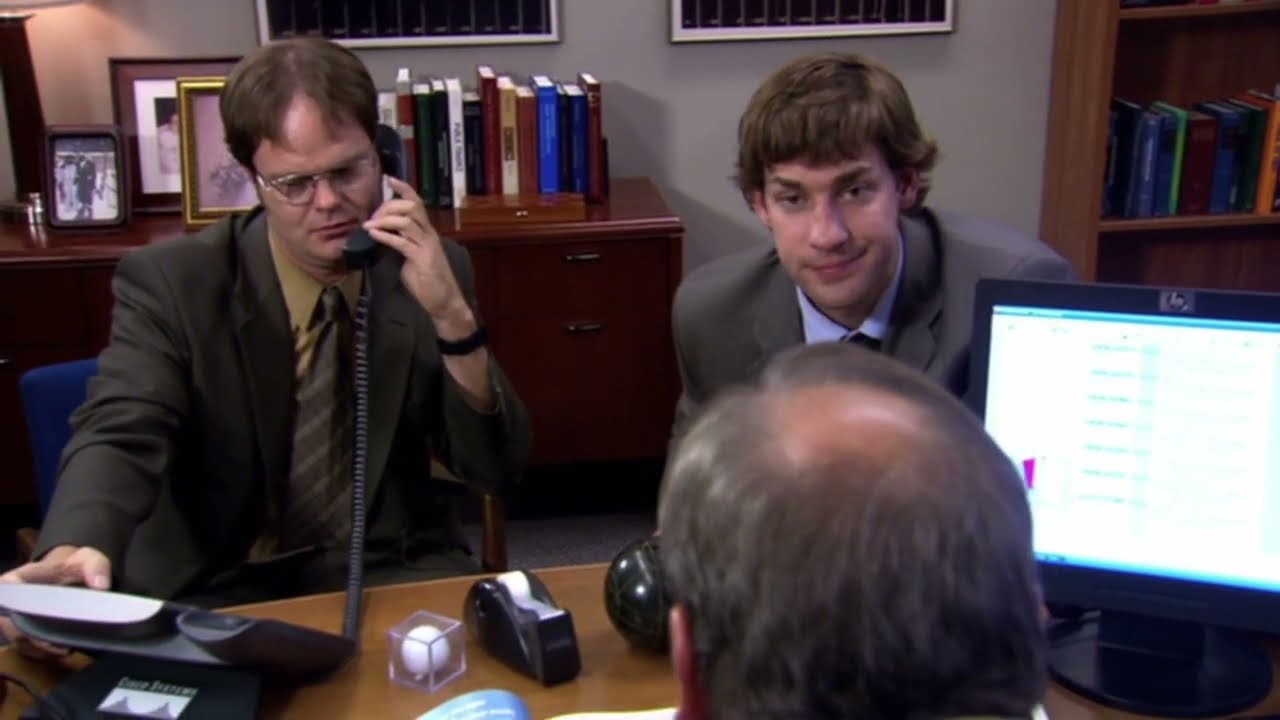 The Office Jim and Dwight Traveling Salesmen Part 4 (of 6) YouTube