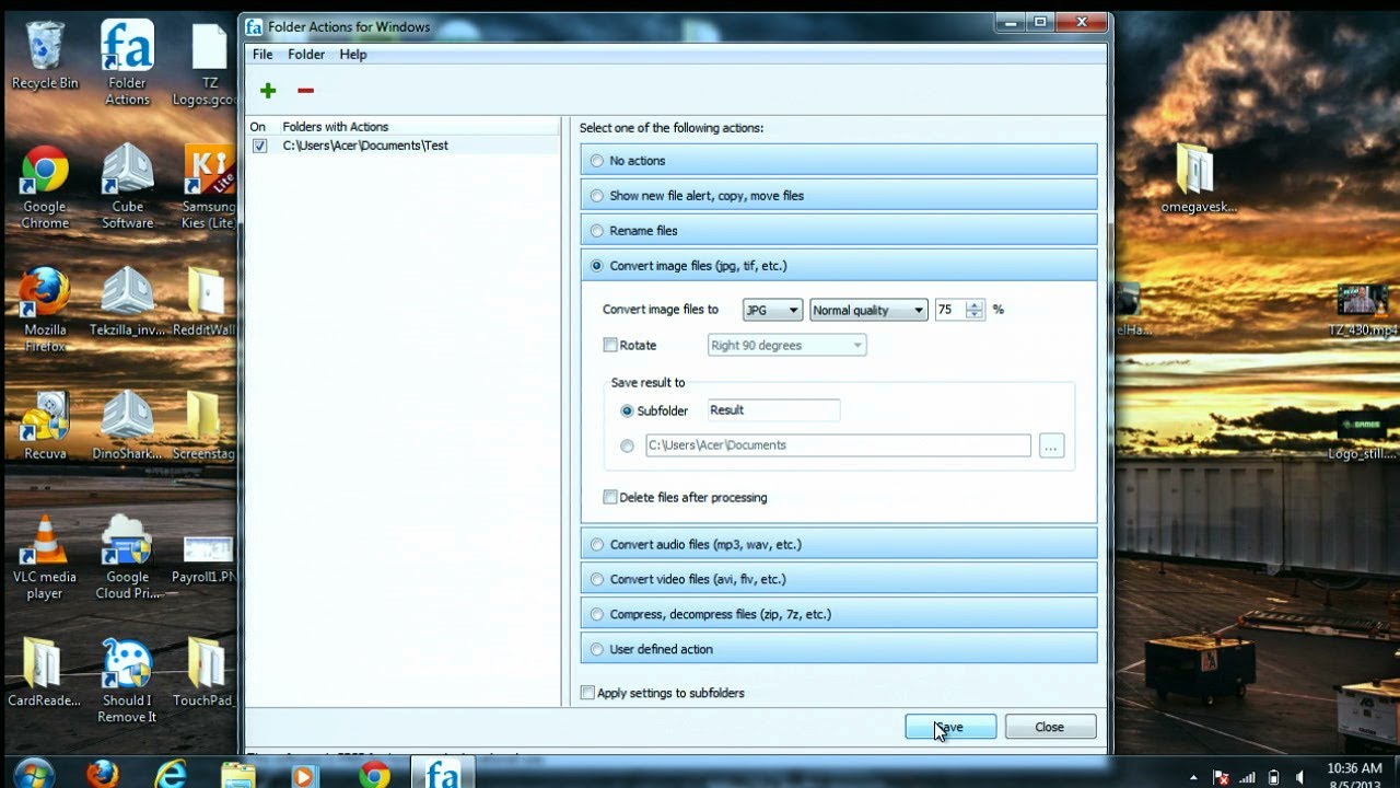 Trigger Folder Actions in Windows - YouTube