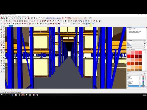 Warehouse Flythrough in Sketchup Model Made Easy!