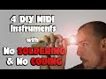 DIY MIDI controllers without soldering or coding. KontinuumLAB Instrument Kit, Total beginner mode: