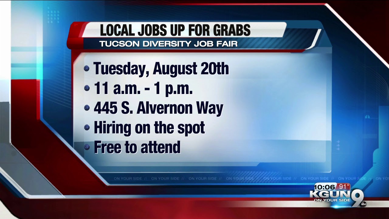 Hundreds of local jobs at Tucson diversity job fair
