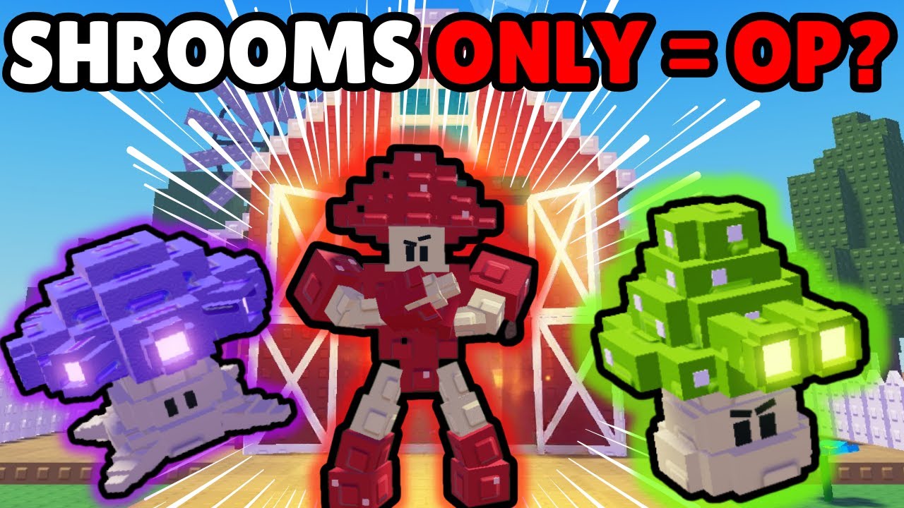 Can The MUSHROON ONLY TEAM BREAK Garden Tower Defense?