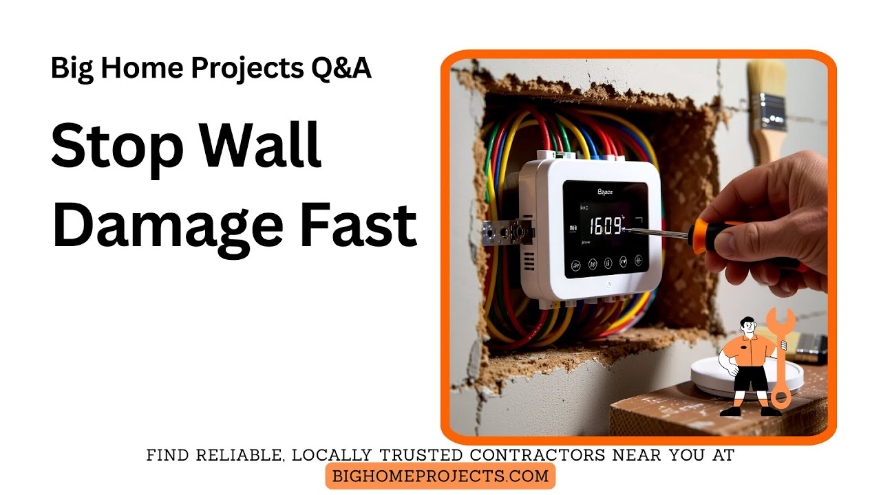 Thermostat Wall-Opening Fixes That Prevent Damage