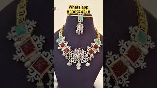 #necklaceset 😍🛍️#bangles#combo set #haram #tikka#earrings #blackbeads #awesome collections #premium⏩