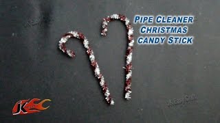 DIY Pipe Cleaner Christmas  Candy Stick | How to make | JK Easy Craft 082