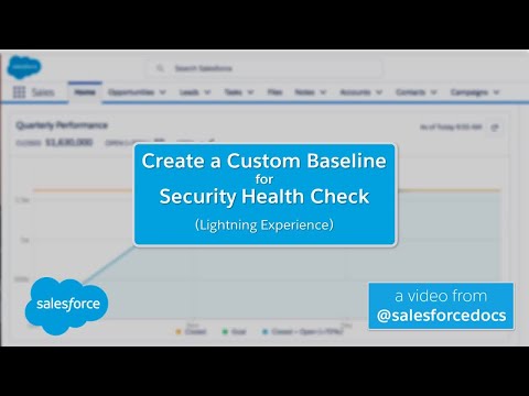 Create a Custom Baseline for Security Health Check | Salesforce - Create a Custom Baseline for Security Health Check | Salesforce