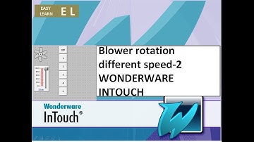 Blower rotates different speed  2 wonderware intouch