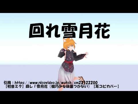 まとめなな　「【初音ミク】回レ！雪月花（機巧少女は傷つかない）【耳コピカバー】」を踊ってみたよ（一発取り）