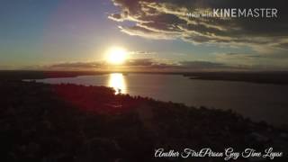 Calm Sunset after Stormy Day Time lapse - DJI Phantom 3 Standard