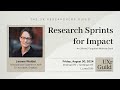 Research Sprints for Impact