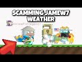Scamming People’s Stuff Weather with Da Vinci Wings ! (Someone Cried) | Growtopia Prank | Ichi GT