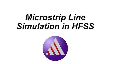 Microstrip line Simulation in HFSS