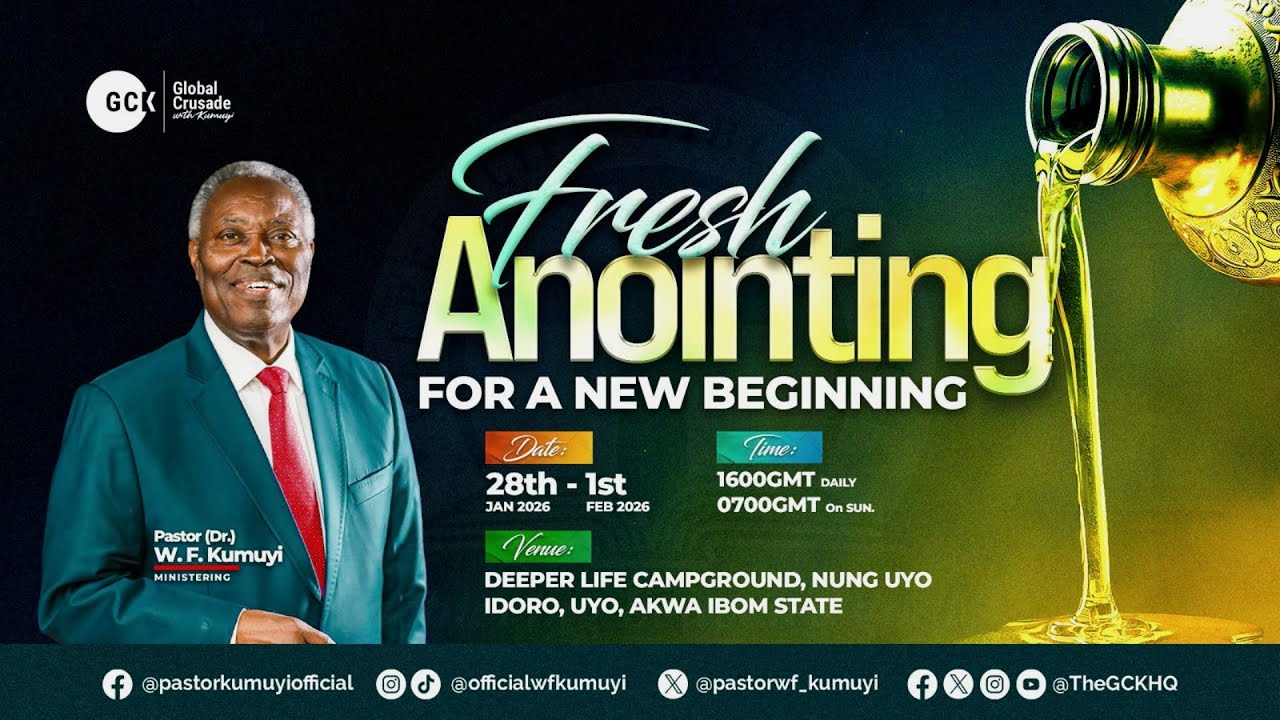 Worship Service || Fresh Anointing for a New Beginning || GCK