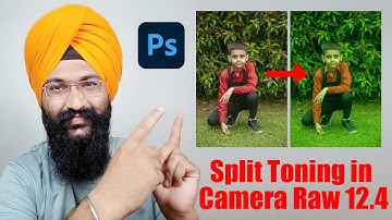 Color Effect with Split Toning in Camera Raw 12.4 in Photoshop 2020 | The Imaging