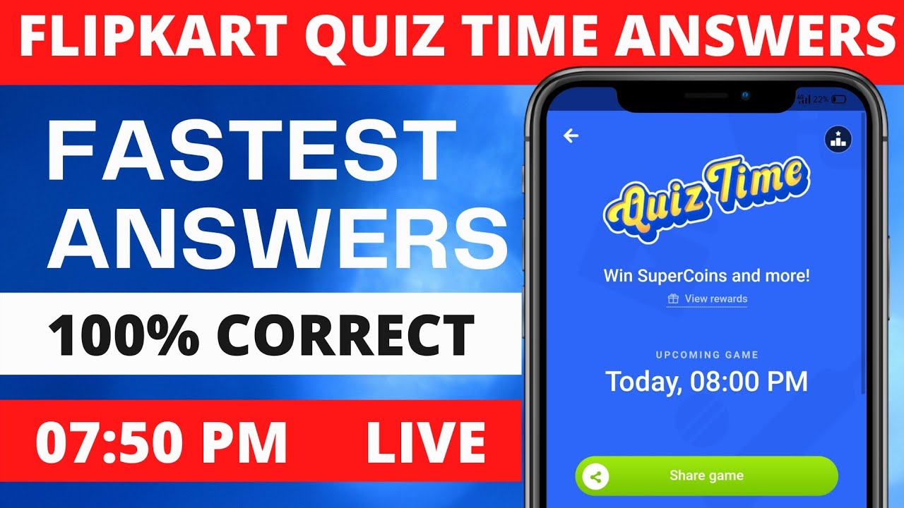 quiz time flipkart today