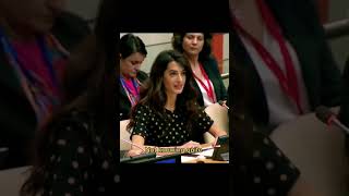 Amal Clooney stands up for the Ukrainian government and its people🇺🇦#ukraine #justice #unitednations