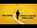 Bruno mars  marry you official lyric