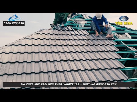Video Công Trình Nhà Mái Nhật Lợp Ngói Fuji Siêu Đẹp - youtube
