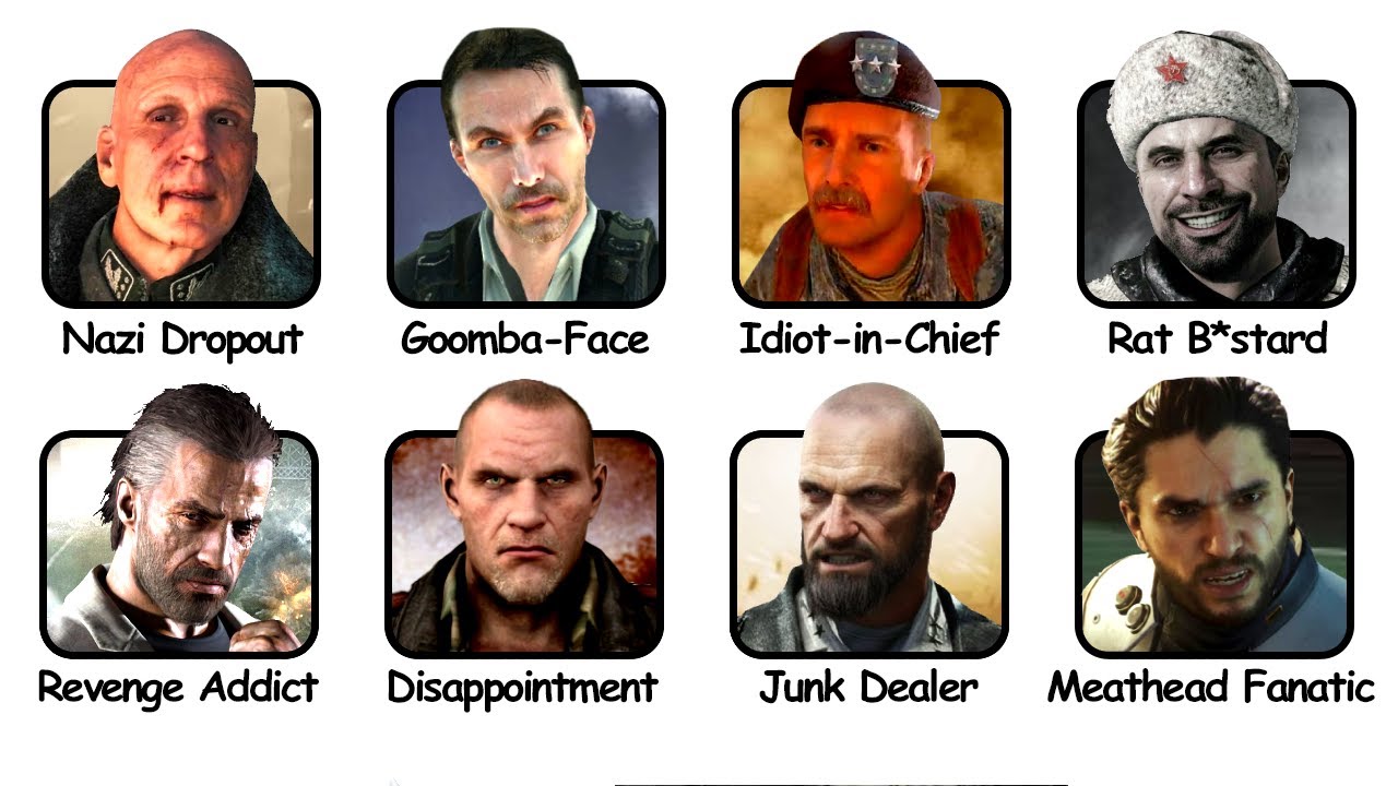 Roasting EVERY Call of Duty Villain