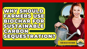 Why Should Farmers Use Biochar For Sustainable Carbon Sequestration? - Farm Wealth Network