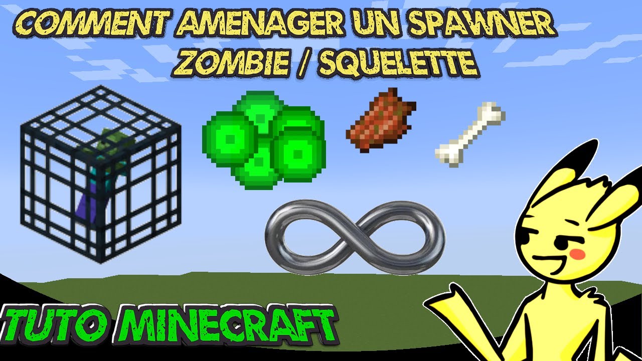 Comment aménager un SPAWNER ZOMBIE / SQUELETTE 1.18+ /1.17 - JAVA