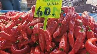 Antalyada Pazar Fiyatları 20 Kasım Bahçeli Pazarı