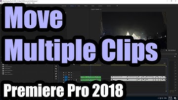 How to Move multiple Clips at once (Premiere Pro, Track Select Forward, A)