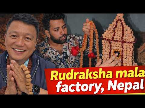20Rs में रुद्राक्ष माला सीधे नेपाल से | Nepal ki sabse badi Rudraksha Mala Factory 😱| Rudraksha Mala