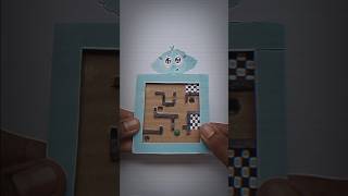 Envy✨ Cardboard Maze Game Puzzle #puzzle #craft #shorts
