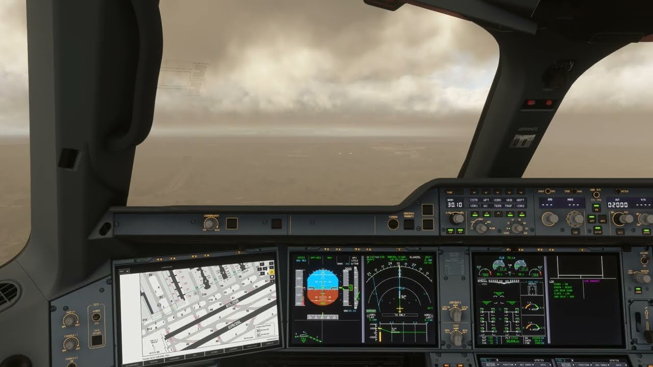 HARD Landing in Foggy Los Angeles | A35K | MSFS2024 VATSIM