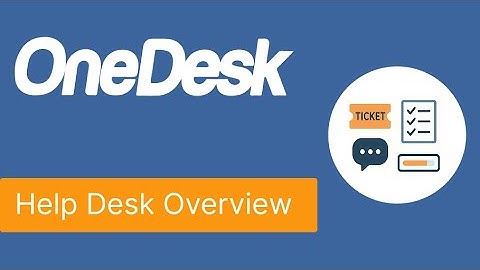 OneDesk - Helpdeskproductdemo (2025)