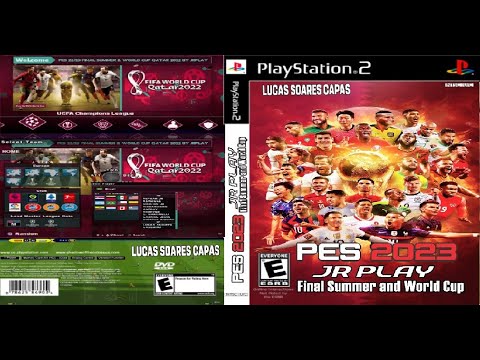 PES 2023 PS2 ATUALIZADO OUTUBRO ISO COPA DO MUNDO QATAR 2022 BY JRPLAY 