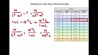 ALEKS Setting Up a One Step Unit Conversion