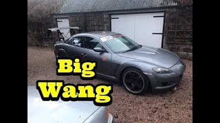 Career Overview Rx8 gets a custom big wing install