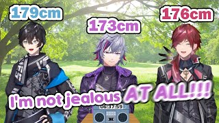 [Eng Sub] Fuwa Minato, Axia Krone, and Lauren Iroas talk about their heights (Nijisanji)