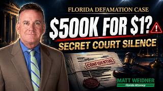 📄The Million-Dollar Silence — How Florida's Secret Courts Buried a Defamation Case