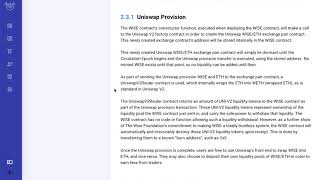 Wise Token Crypto Tutorial for Beginners - What is the UniSwap Provision? FAQ 8