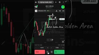 Trade in the bullish golden area in the same direction as the trend #candlepsychology #olymptrade