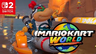 Exclusive Mario Kart World Knockout Tour Gameplay - Nintendo Switch 2 Hands-On Direct Feed