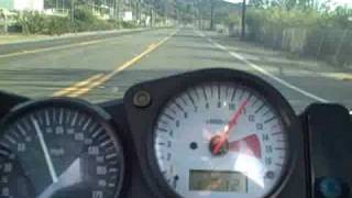 1998 GSXR 600 SRAD top speed