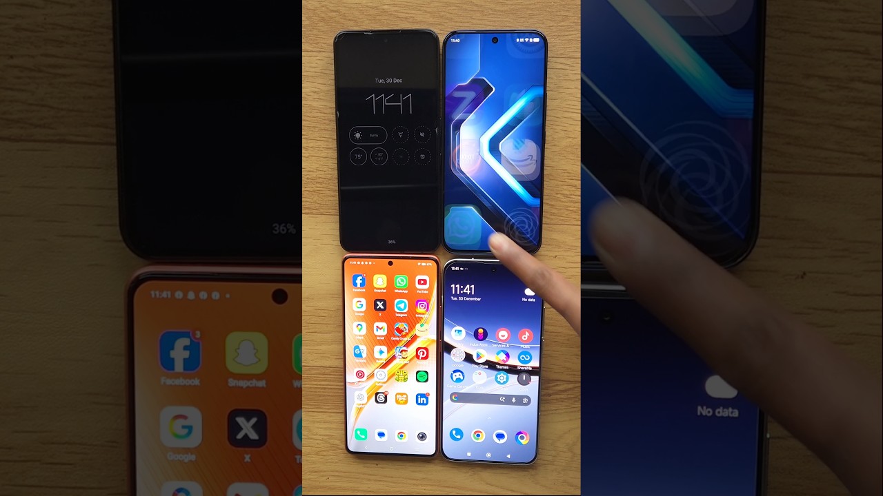 Fastest Fingerprint? NOTHING 3A vs POCO F7 vs NEO 10 vs S25+ 🔥 Speed Test!