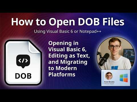 How to Open DOB Files (Visual Basic UserDocument)
