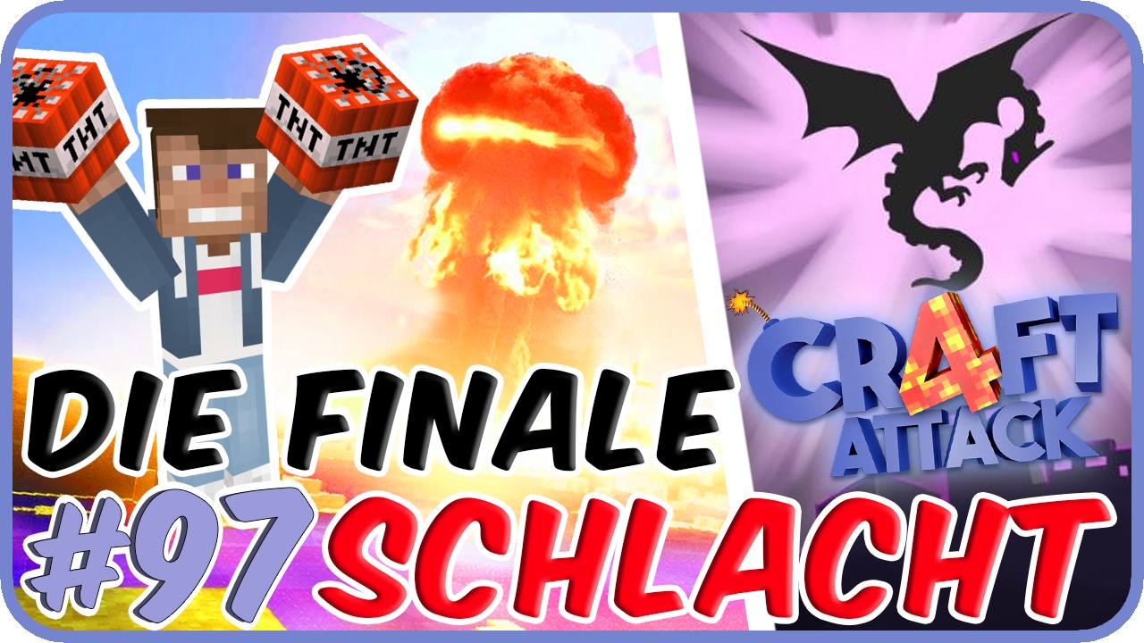 🔴 💣 DIE FINALE SCHLACHT 💥 🔴 - CraftAttack 4 #97 mit ALLEN