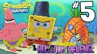 SpongeBob SquarePants Plankton's Robotic Revenge Walkthrough - PART 5 - Rock Bottom