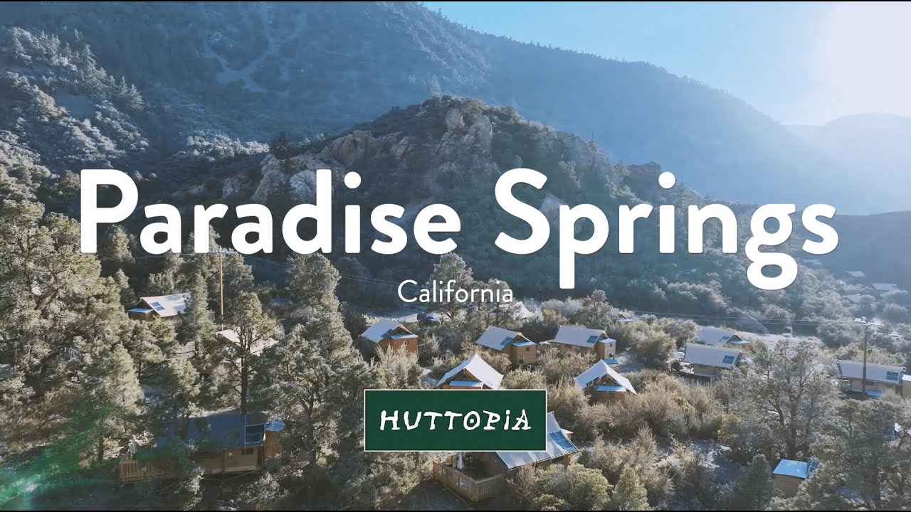 Huttopia Paradise Springs ReadyToCamp in California YouTube