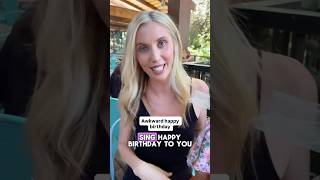 Being sung happy birthday is never not uncomfortable