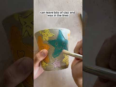 How to use the Mishima technique to decorate pottery