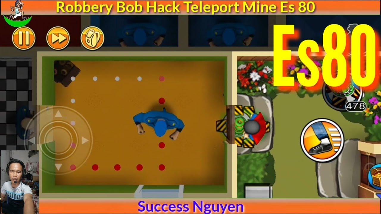 Robbery bob Hack Teleport Mine Es 80